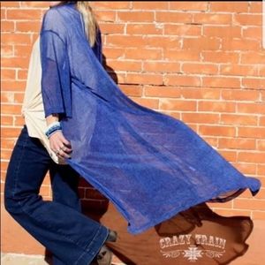Crazy Train Donahue Denim Duster